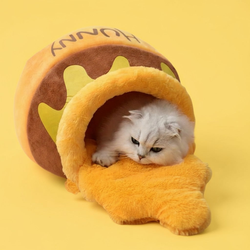 Honey Pot Cat Cave Bed For Indoor Cats